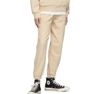 Pangaia Beige 365 Sweats Unisex Pants Lounge Wear Cream Tan 100% Cotton XS